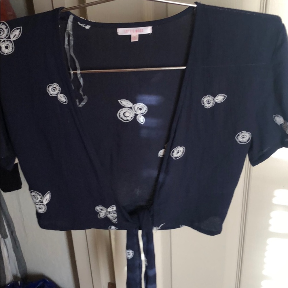 Crop tie top